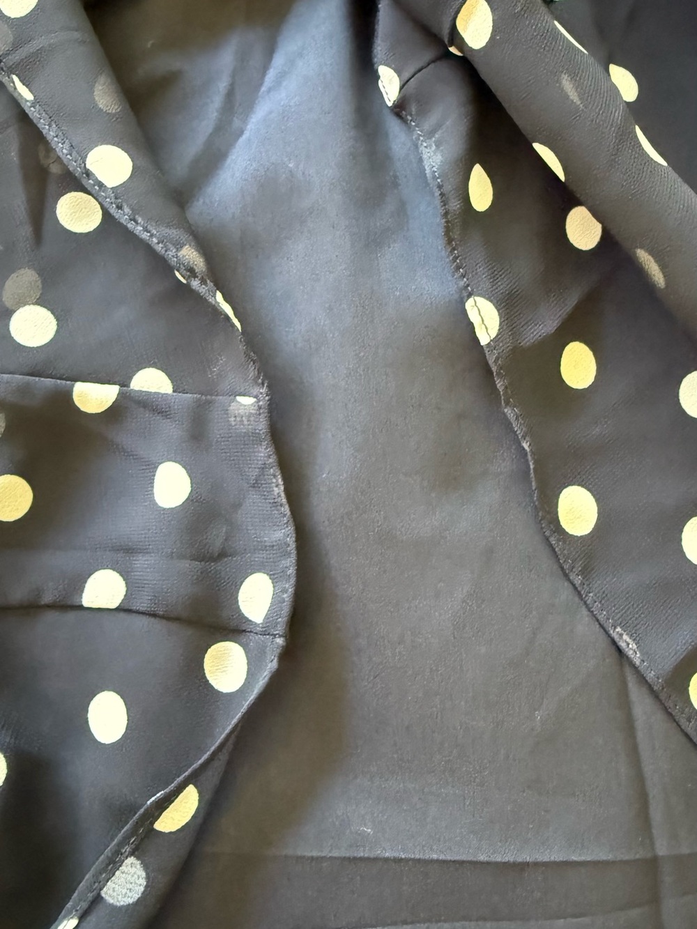 Ralph Lauren Navy and White Polka Dot Sleeveless Dress - Picture 8 of 9